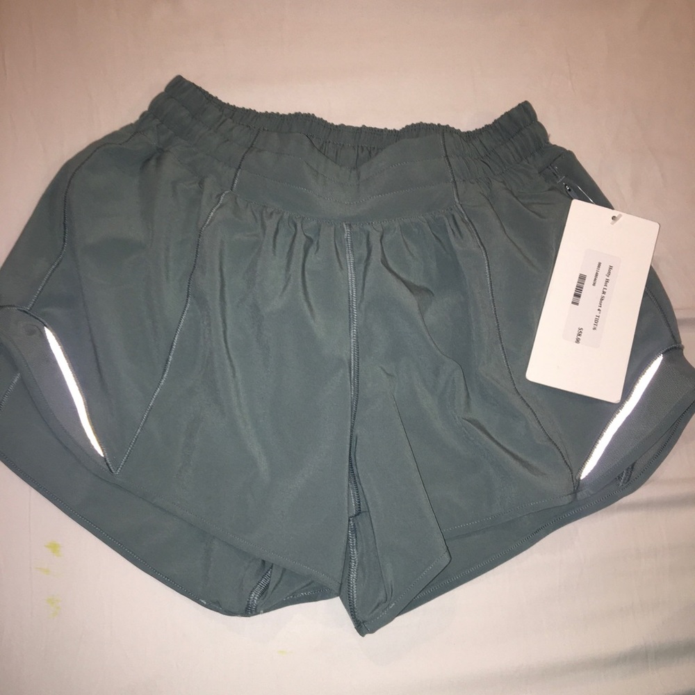 Brand new lulu lemon running shorts size 6